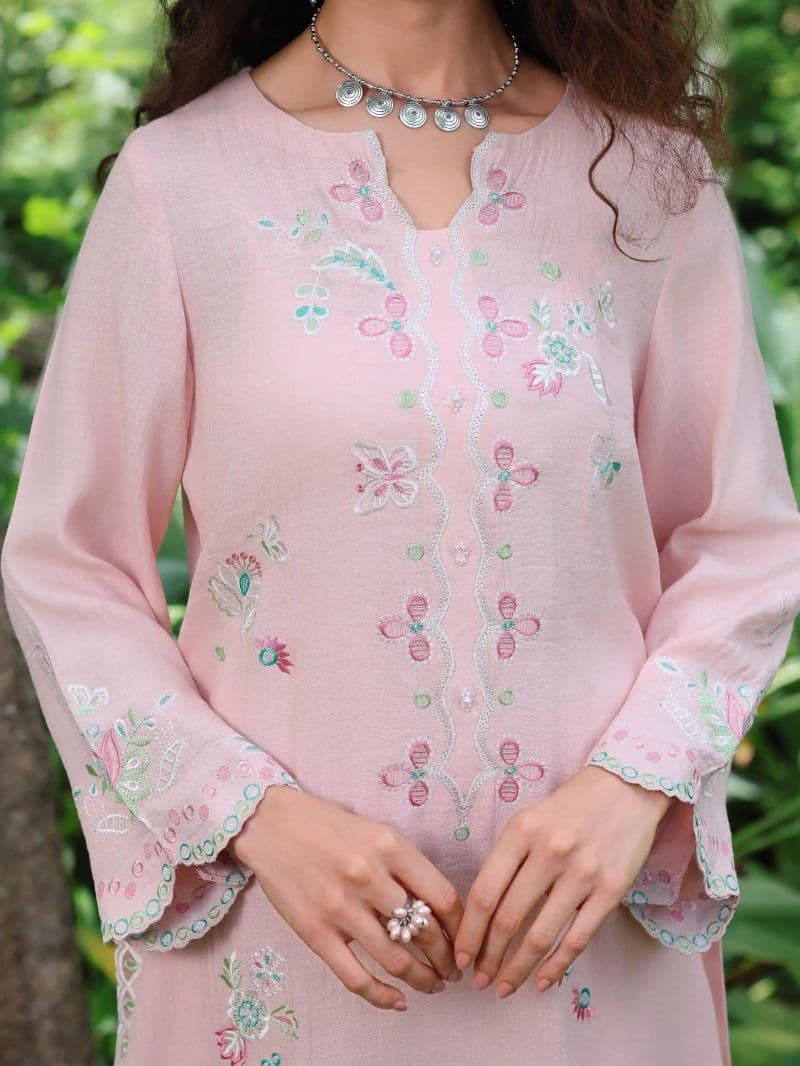 Embroidered Viscose Suit thumbnail