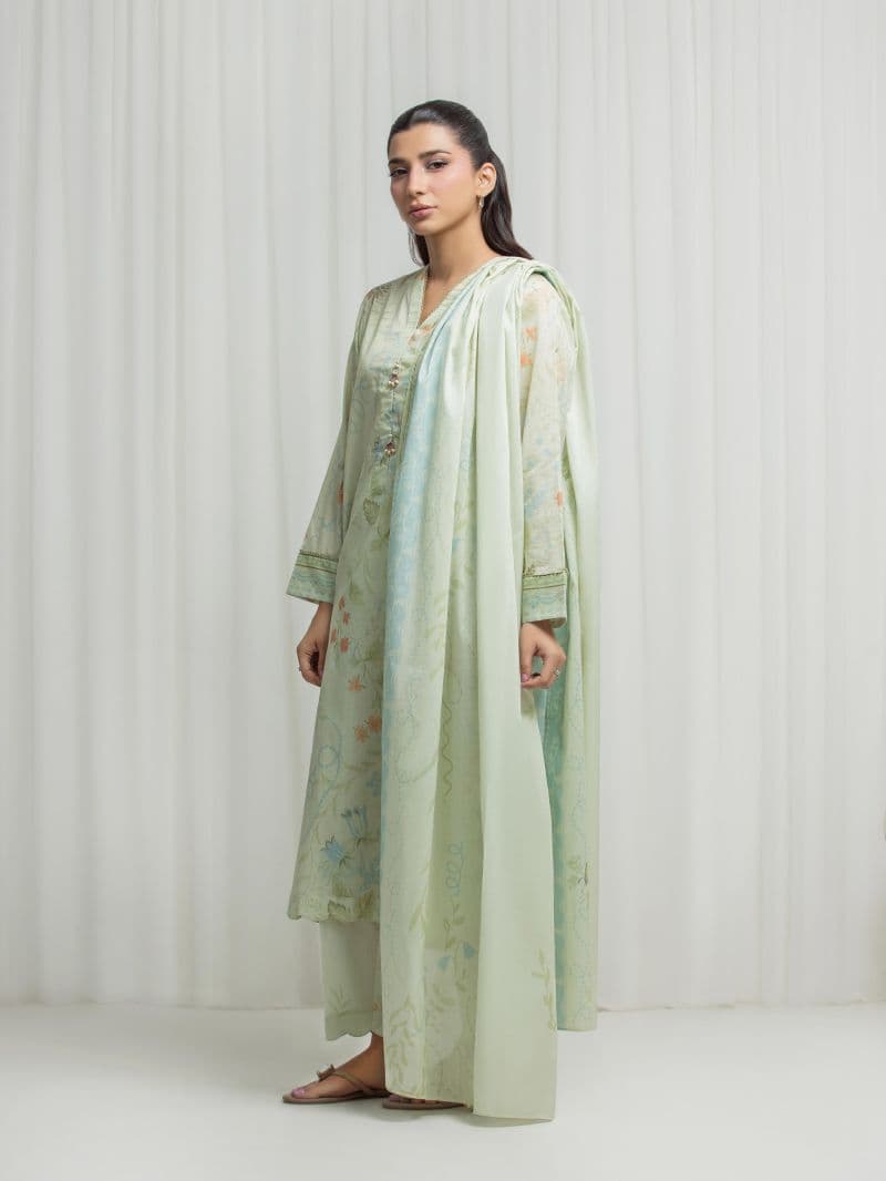 Printed Lawn Suit thumbnail