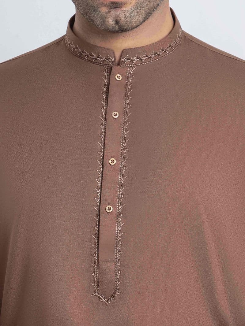 Embroidered Dobby Shalwar Kameez thumbnail