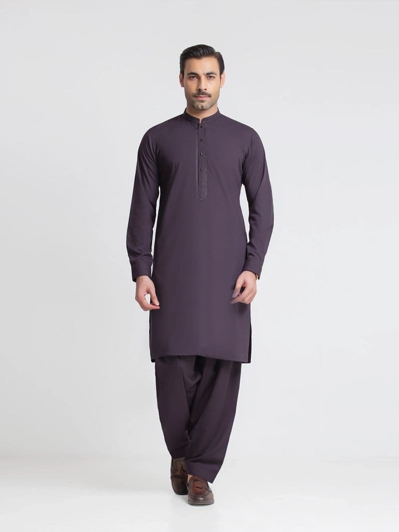 Embroidered Blended Shalwar Kameez