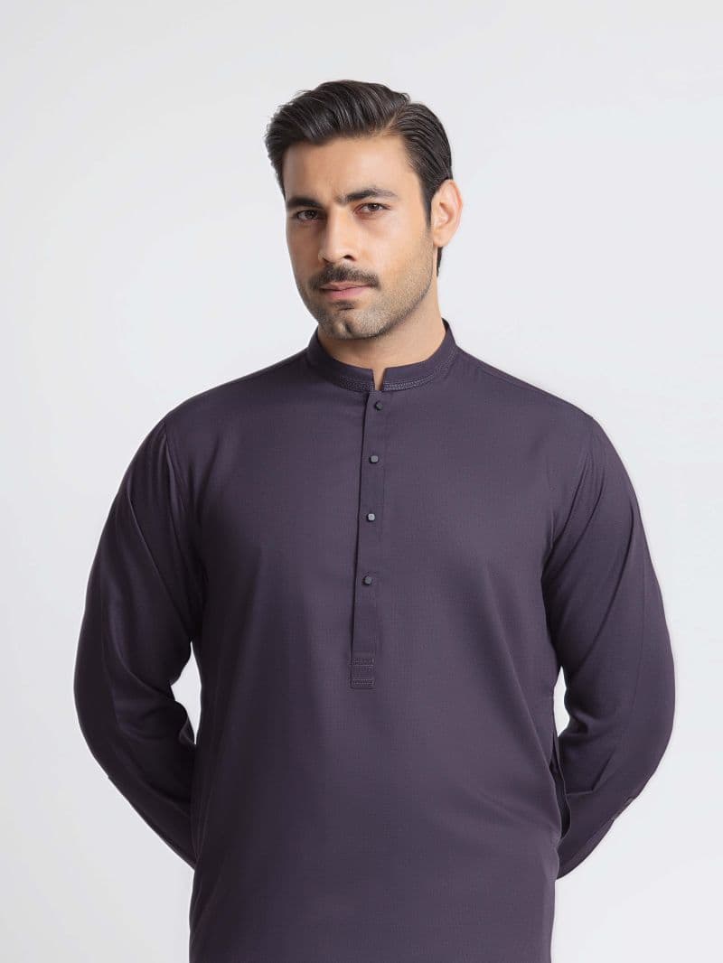 Embroidered Dobby Shalwar Kameez thumbnail