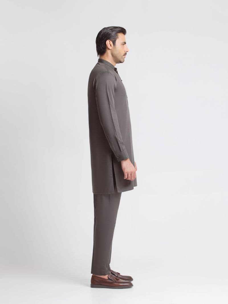 Embroidered Dobby Kurta Pajama thumbnail