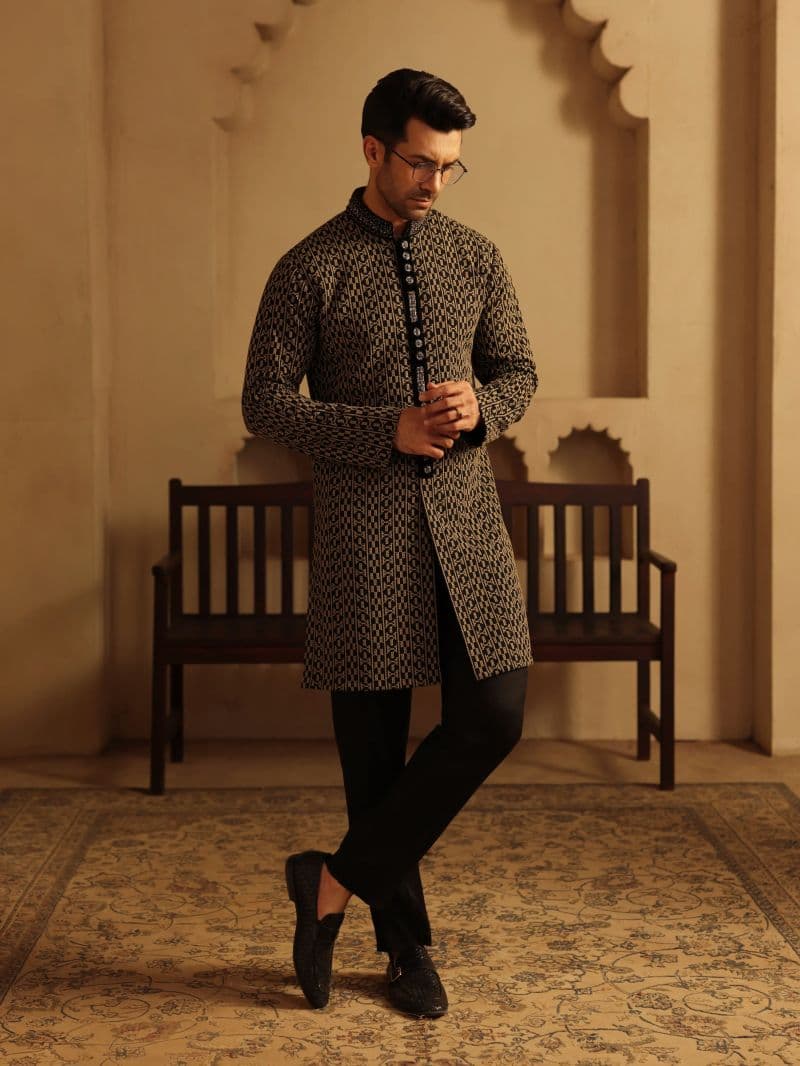 Embroidered Viscose Kurta Pajama