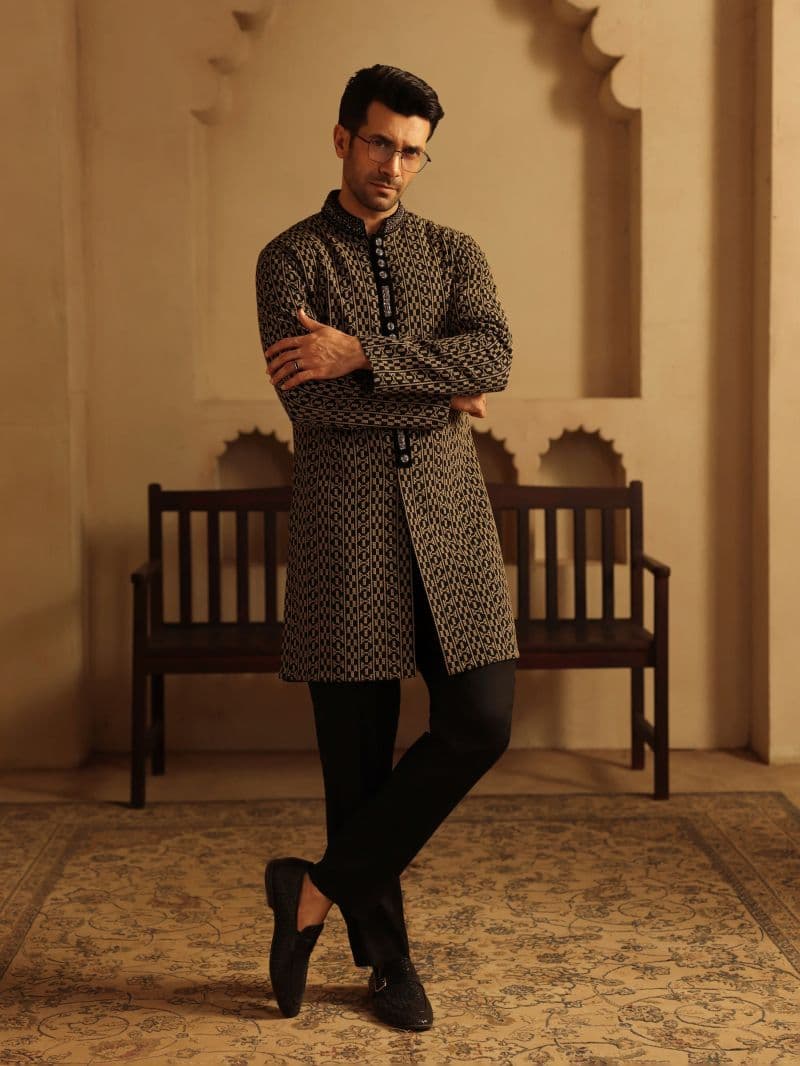 Embroidered Viscose Kurta Pajama