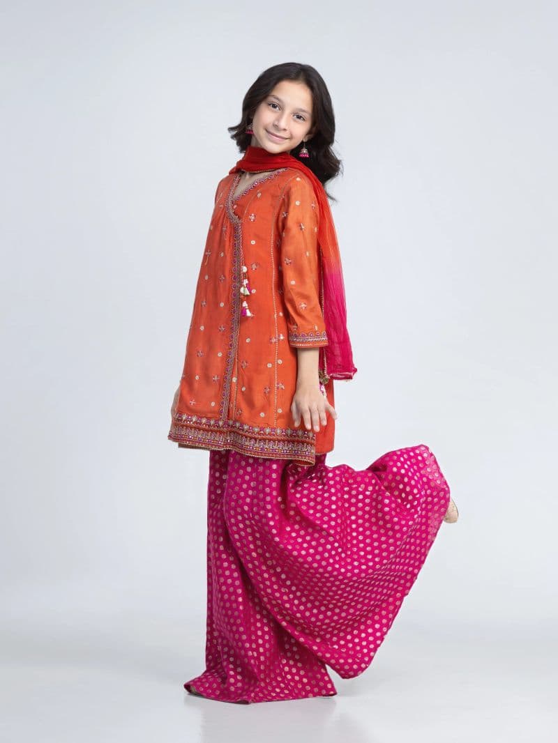 Embroidered Silk Suit