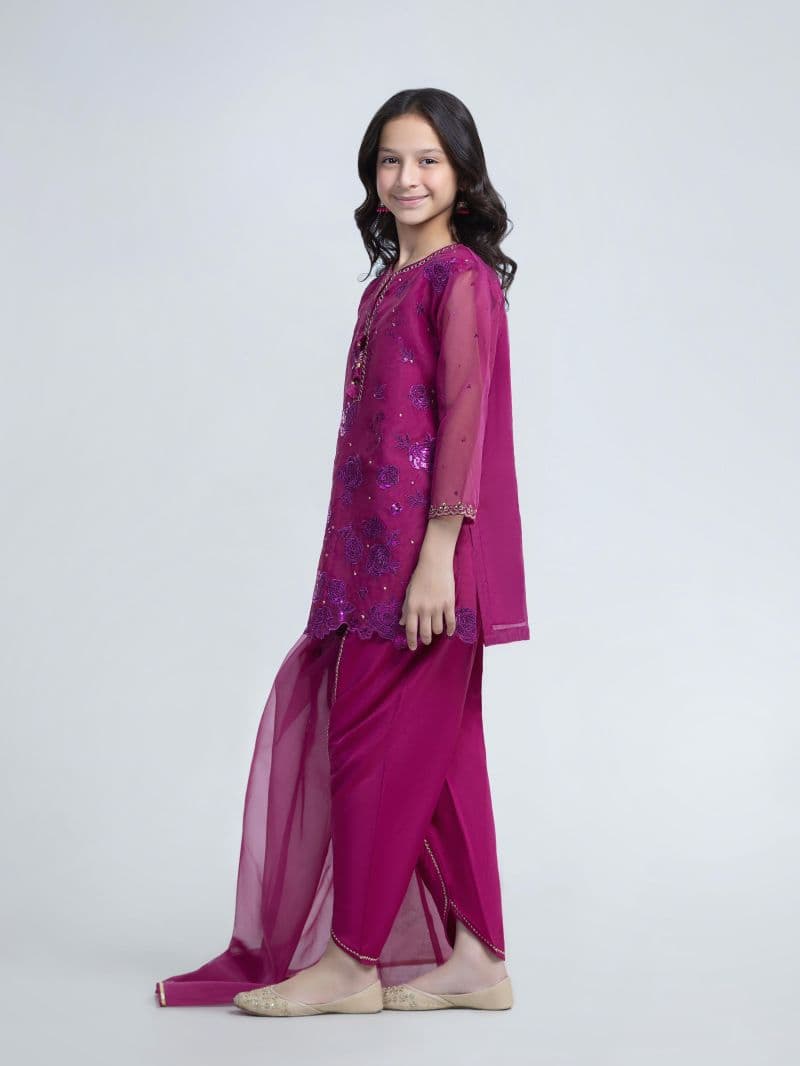 Dyed Organza Suit
