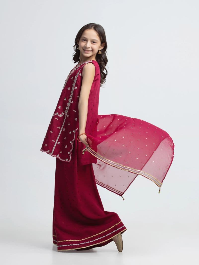 Embroidered Jacquard Suit