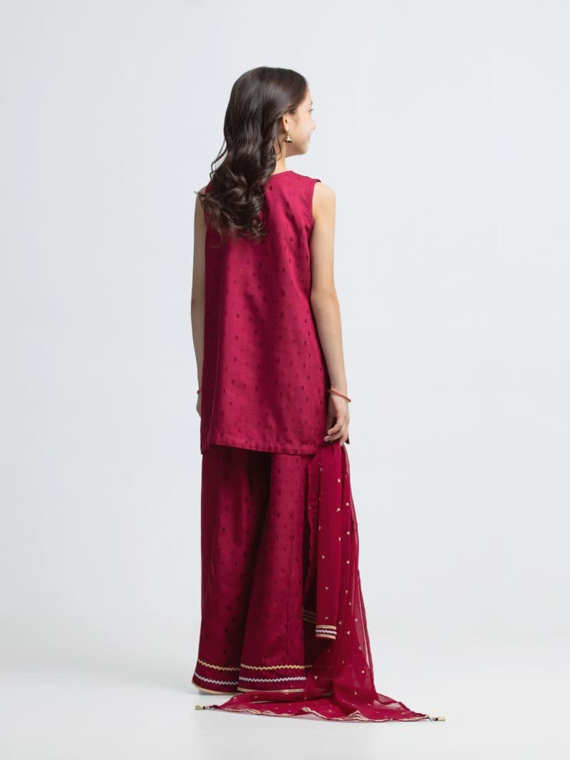Embroidered Jacquard Suit