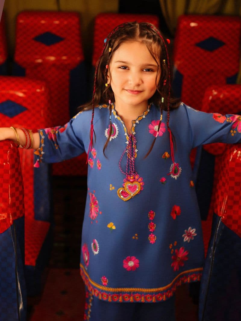Embroidered Cambric Co-Ord Set