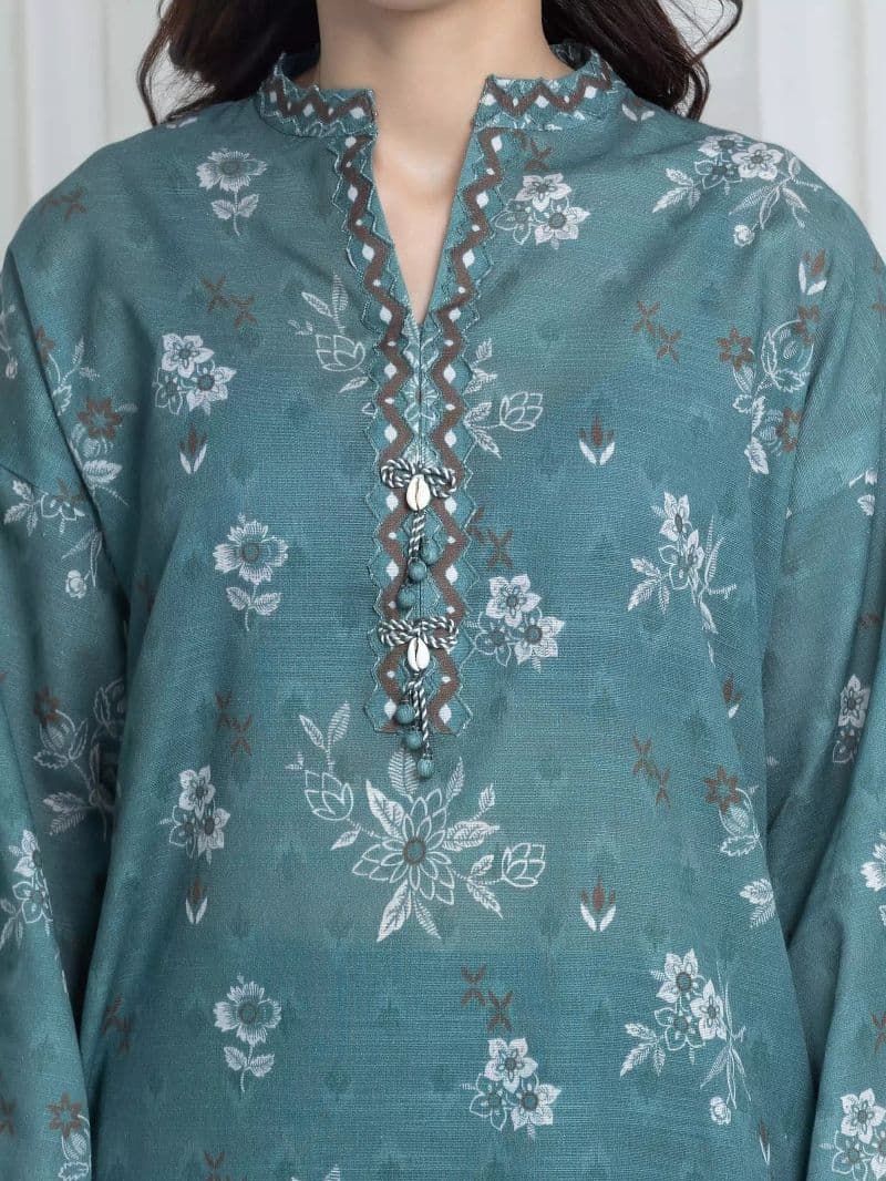 Printed Khaddar Suit