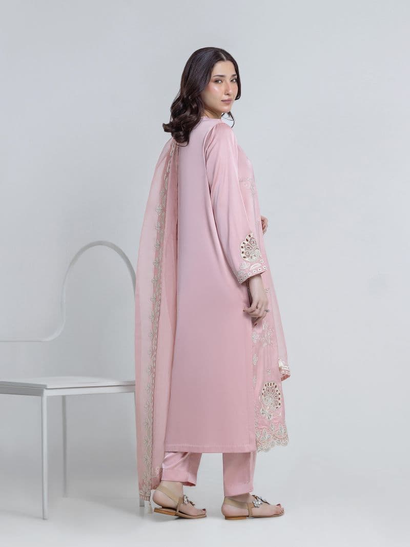 Embroidered Satin Suit thumbnail