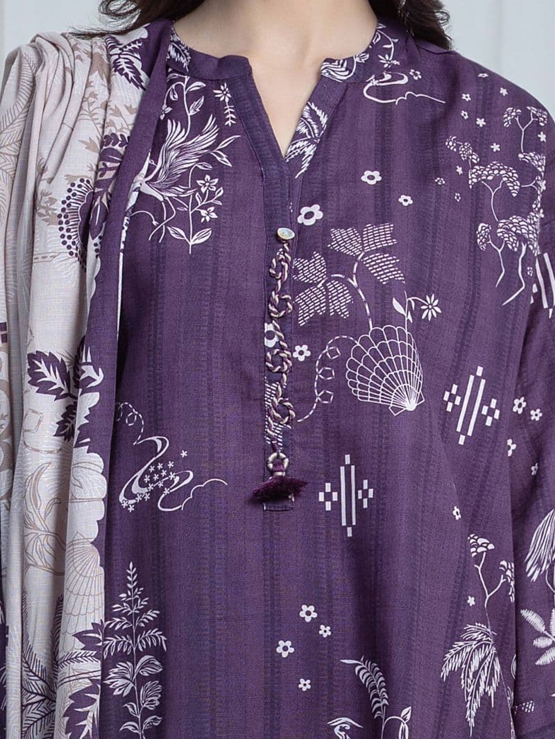Printed Khaddar Suit thumbnail