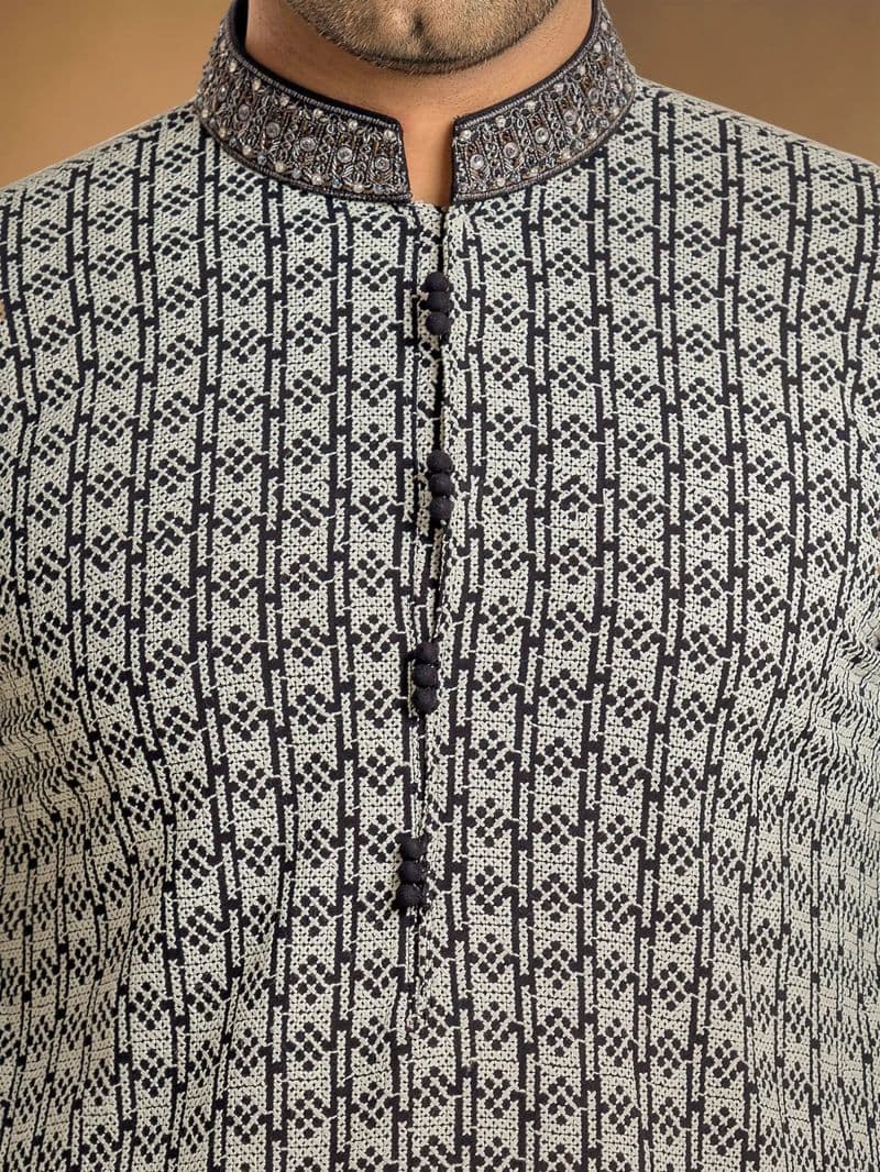 Embroidered Schiffli Kurta Pajama