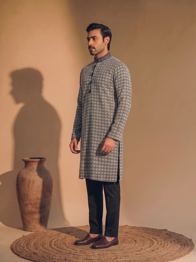 Embroidered Schiffli Kurta Pajama