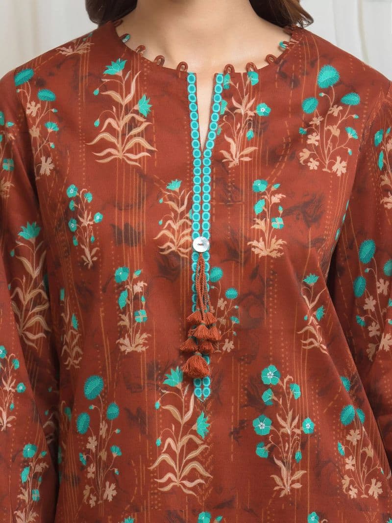 Printed Lawn Suit thumbnail