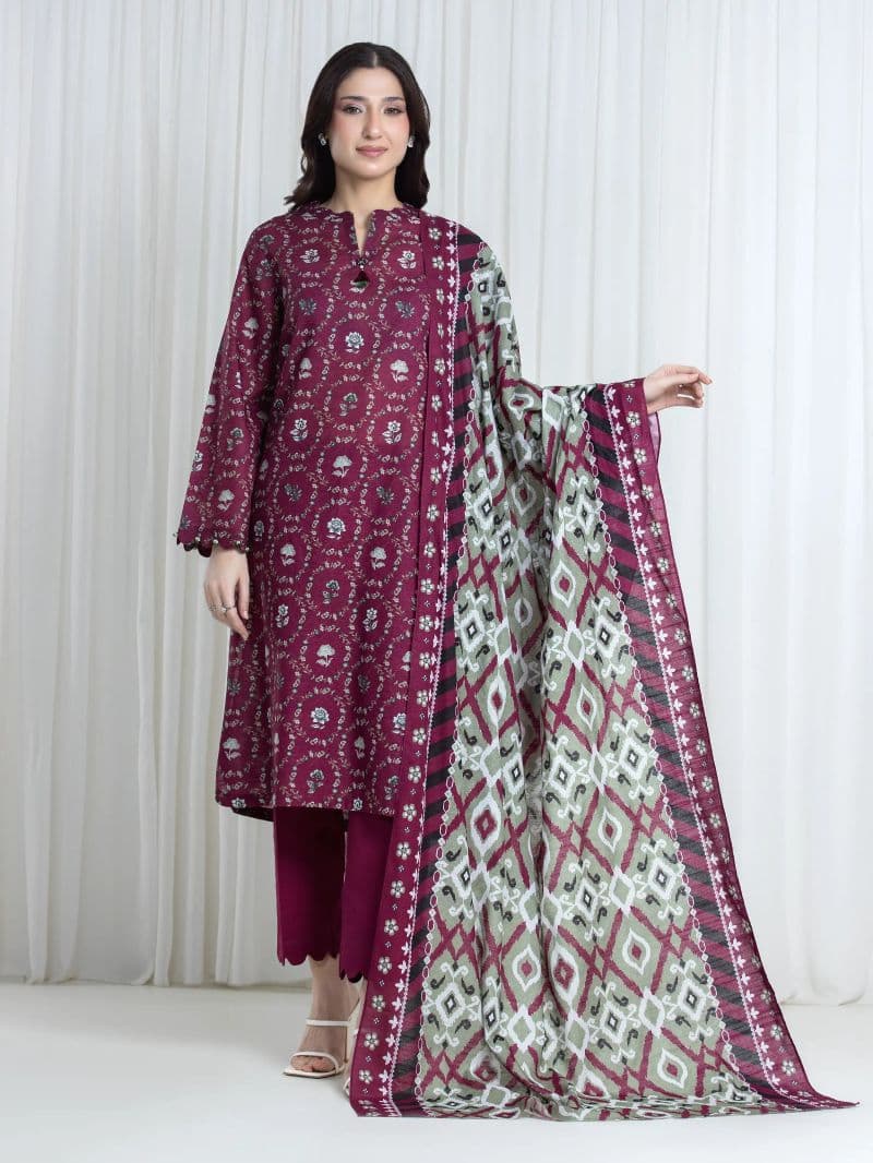 Printed Khaddar Suit thumbnail