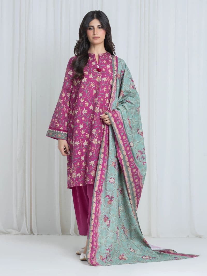 Printed Khaddar Suit thumbnail