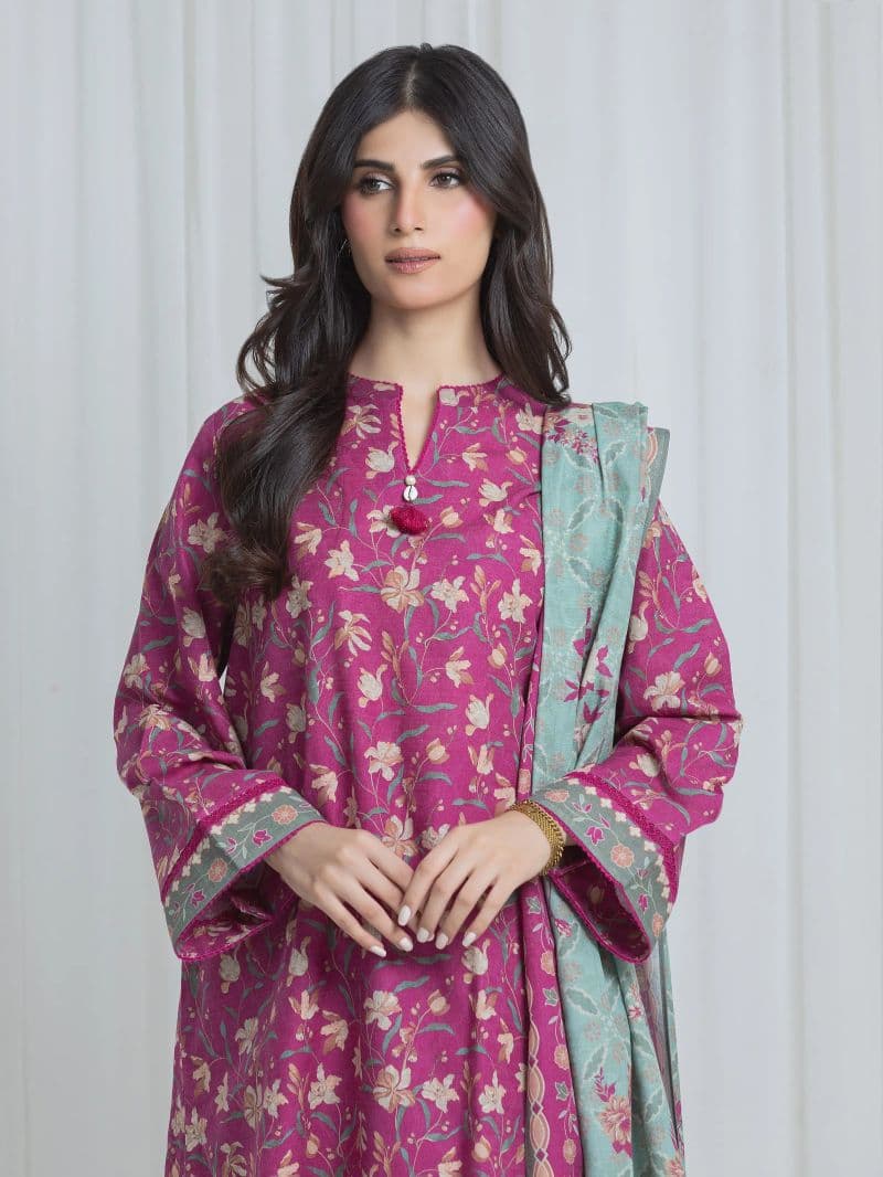 Printed Khaddar Suit thumbnail