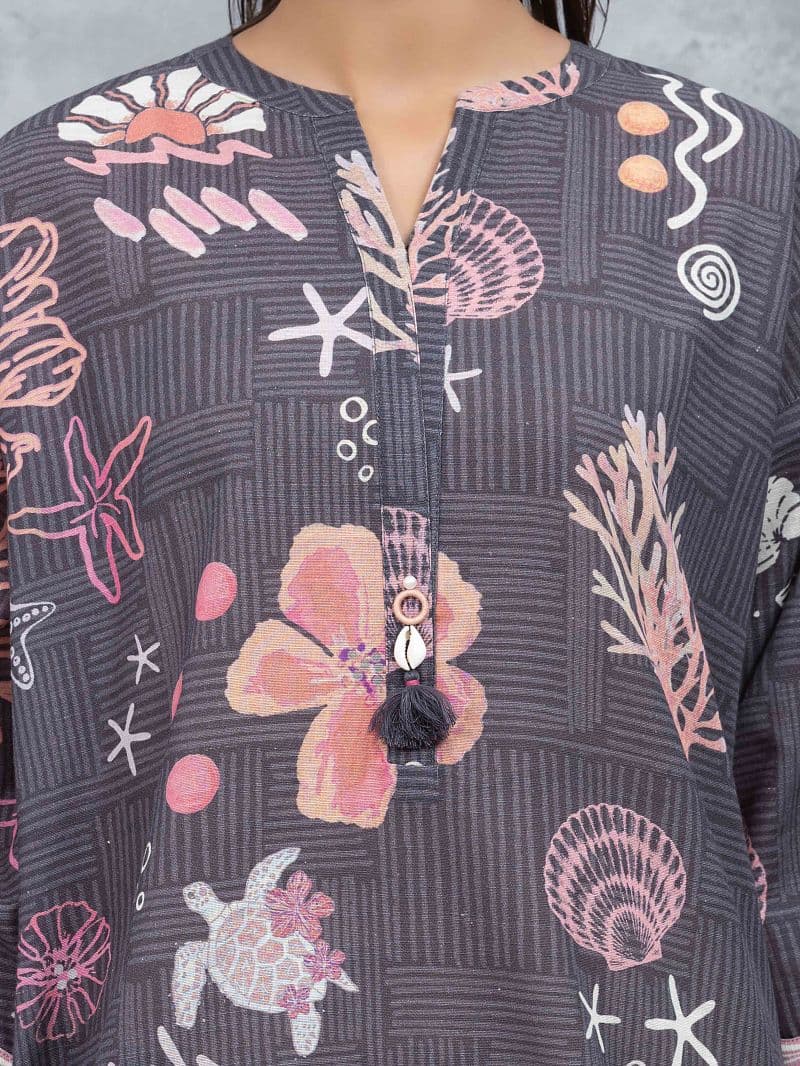 Printed Khaddar Co-Ord Set thumbnail