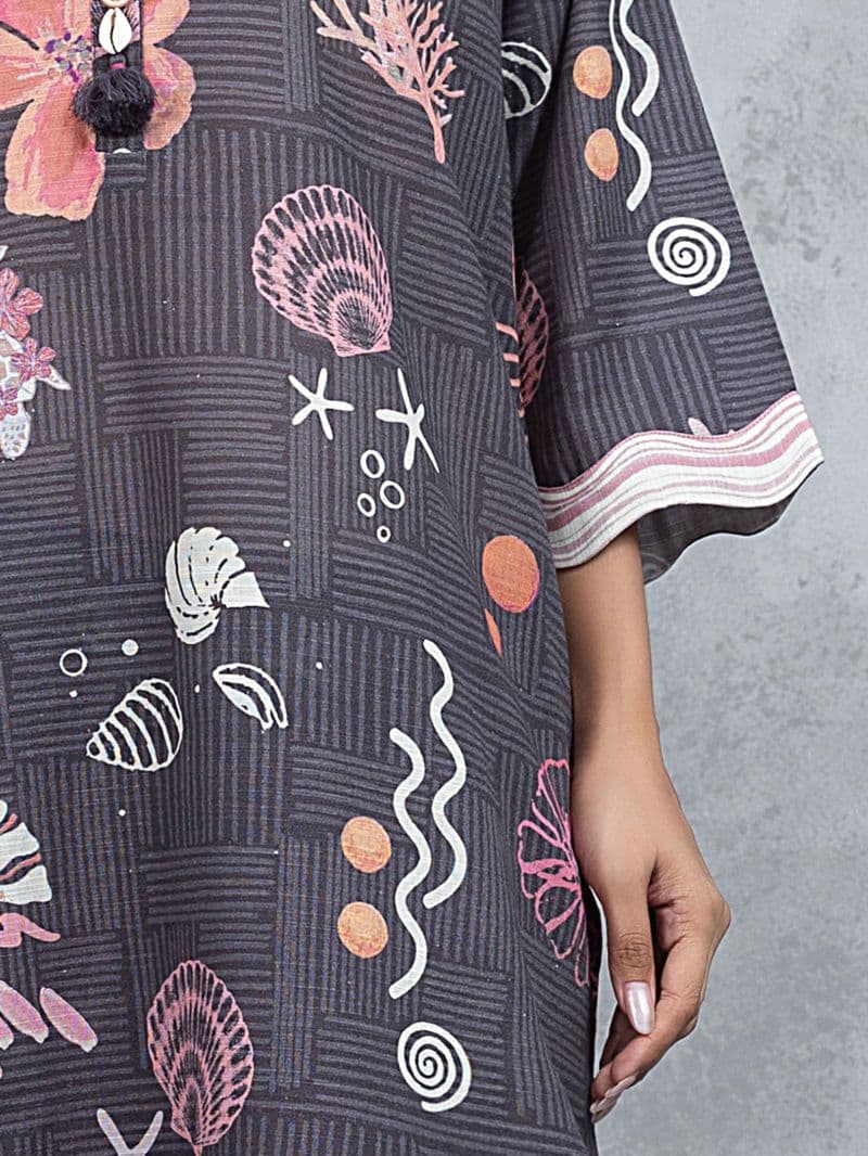 Printed Khaddar Co-Ord Set thumbnail