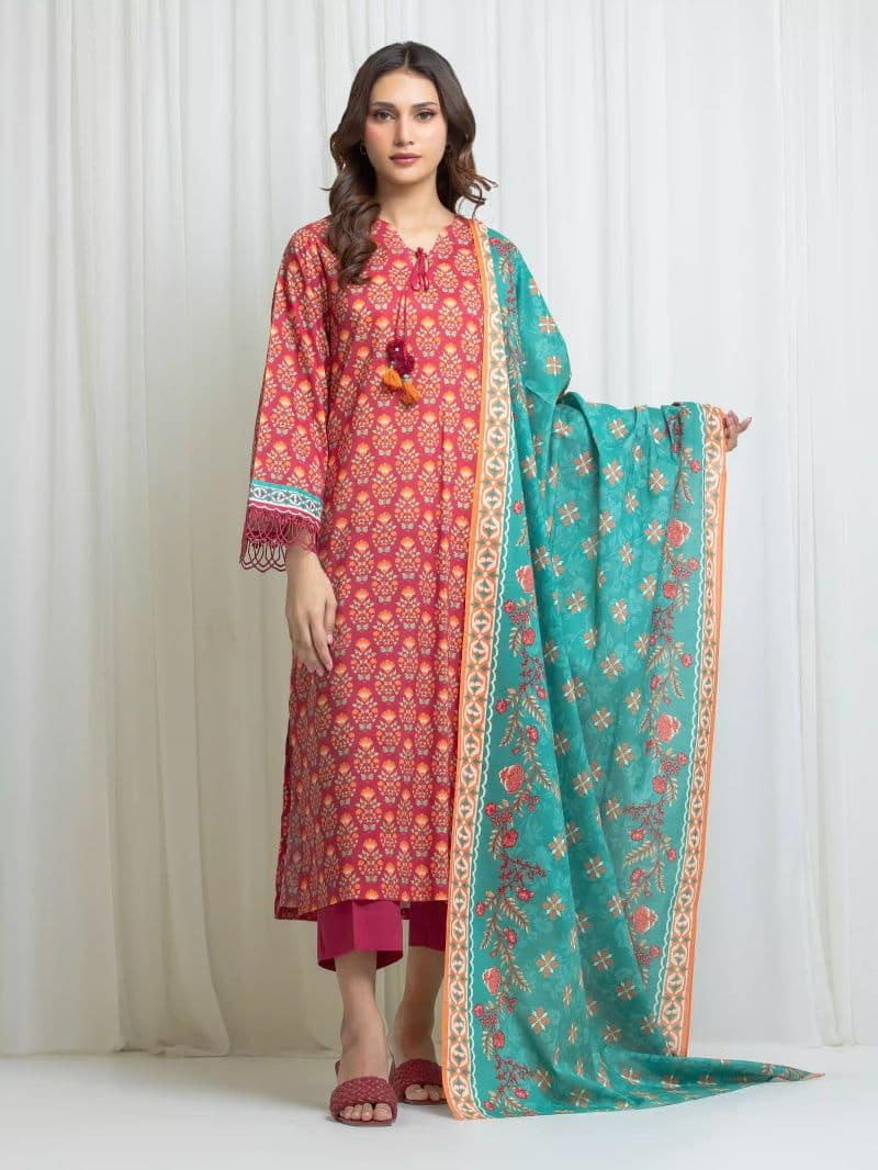 Printed Lawn Suit thumbnail