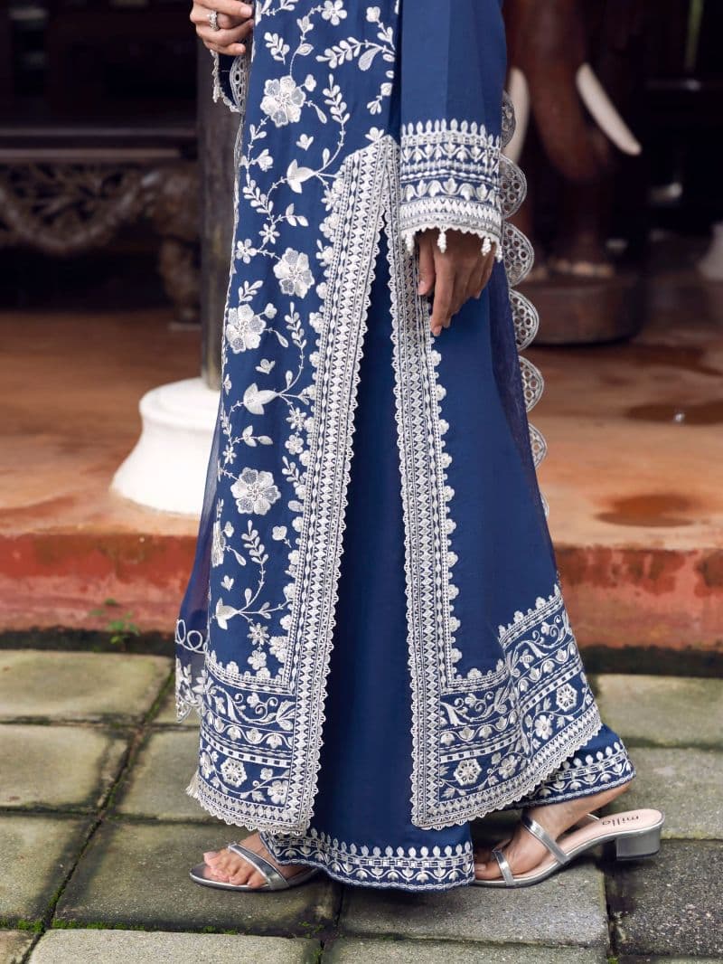 Embroidered Dobby Suit - EWU6V7-33633-3P thumbnail