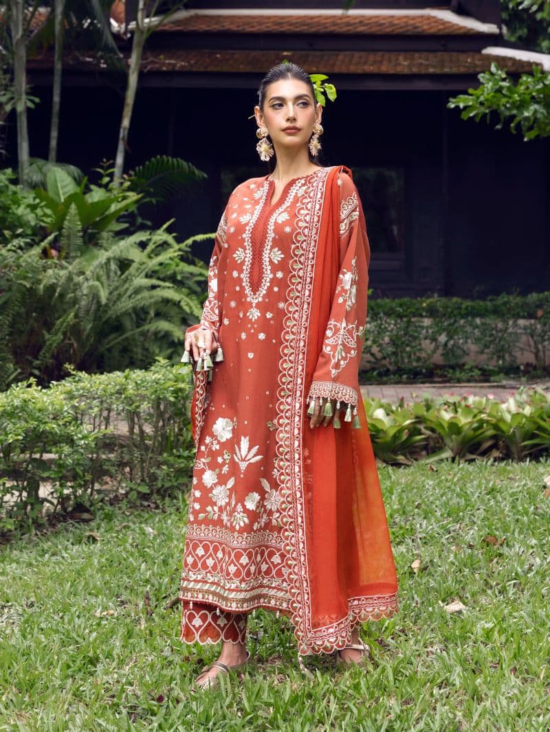 Embroidered Dobby Suit - EWU6V7-33637-3P