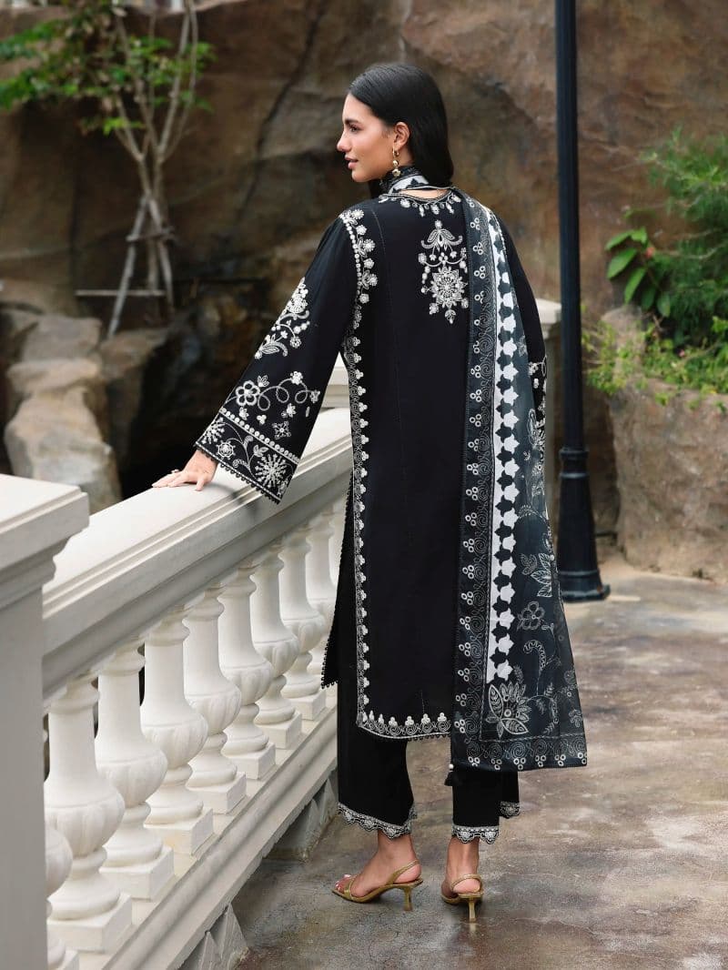 Embroidered Cambric Suit - EWU6V2-33650-3P thumbnail
