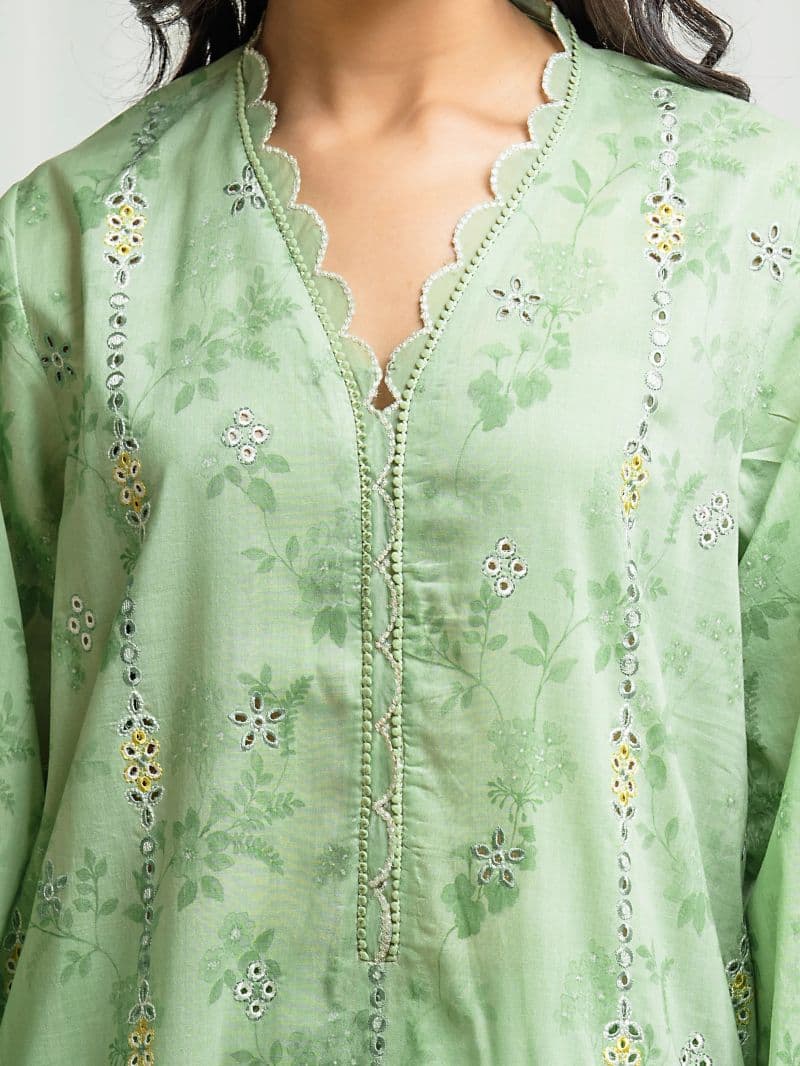 Embroidered Lawn Suit - EWU6V1-33021-3P thumbnail