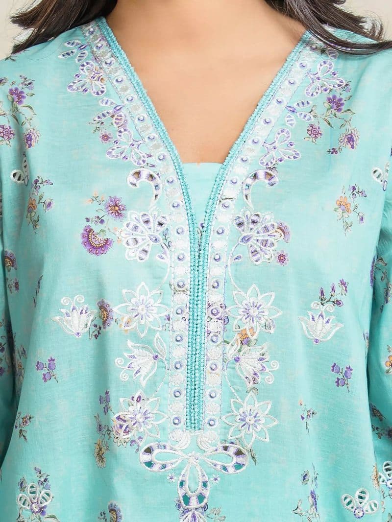 Embroidered Lawn Suit - EWU6V1-33023-3P thumbnail