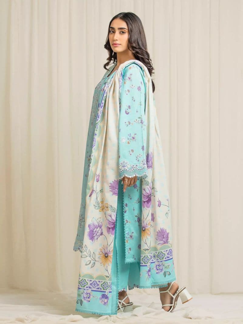 Embroidered Lawn Suit - EWU6V1-33023-3P thumbnail