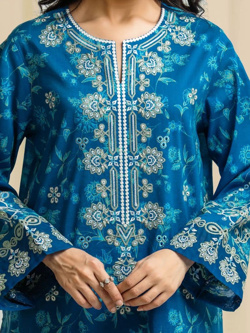 Embroidered Lawn Suit - EWU6V1-33020-3P thumbnail