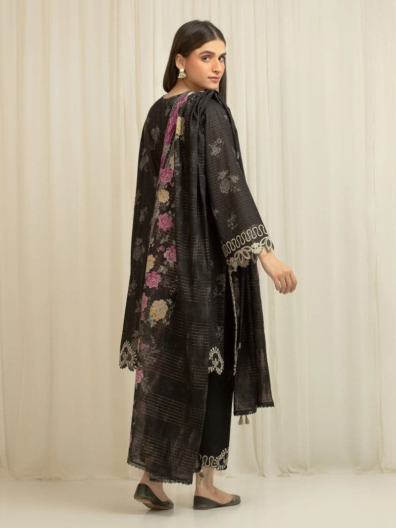 Embroidered Lawn Suit - EWU6V23-33401-3P thumbnail
