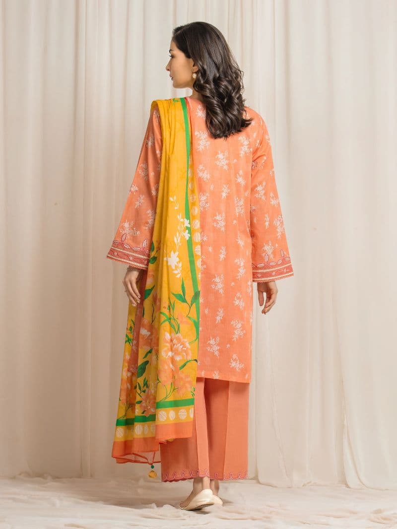 Embroidered Lawn Suit - EWU6V1-33017-3P thumbnail
