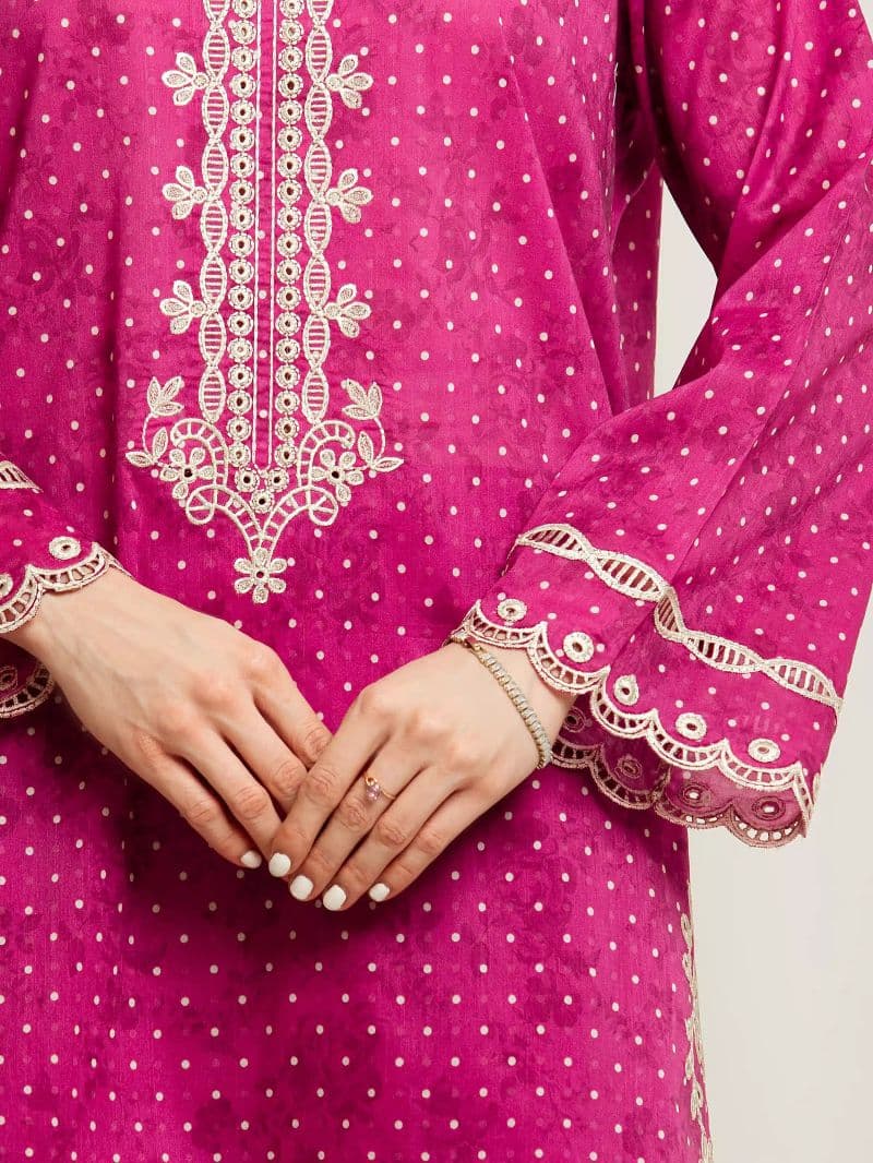 Embroidered Lawn Suit - EWU6V1-33005-3P thumbnail