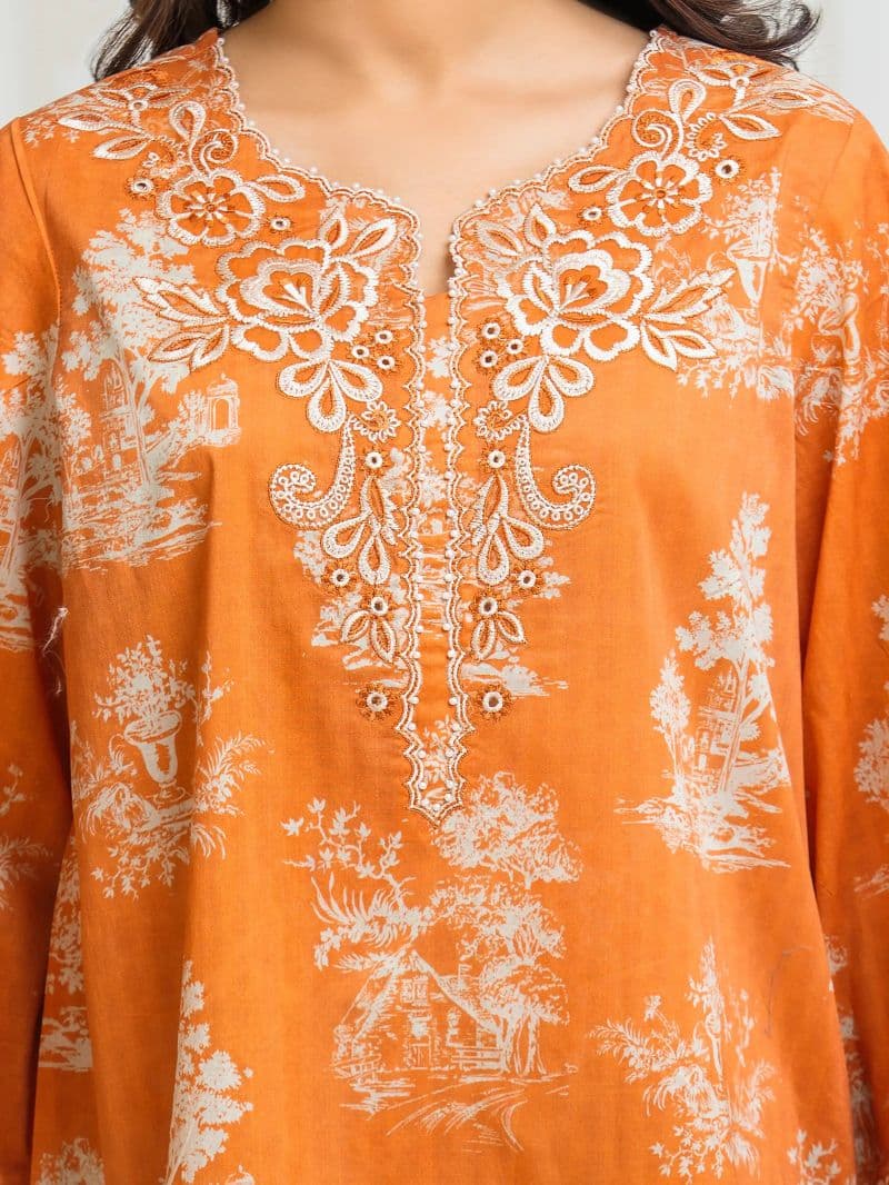 Embroidered Lawn Suit - EWU6V1-33015-3P thumbnail