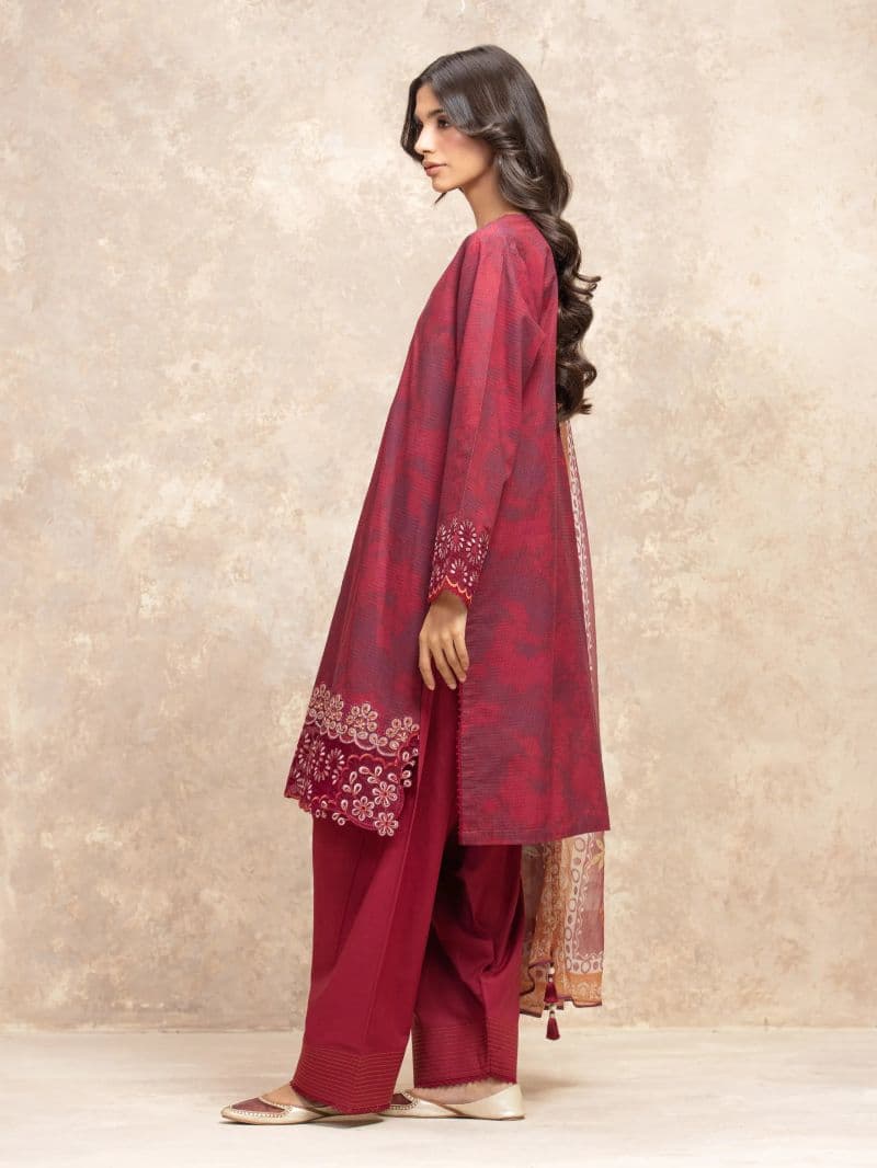 Embroidered Lawn Suit - EWU5V1-31904-3P thumbnail