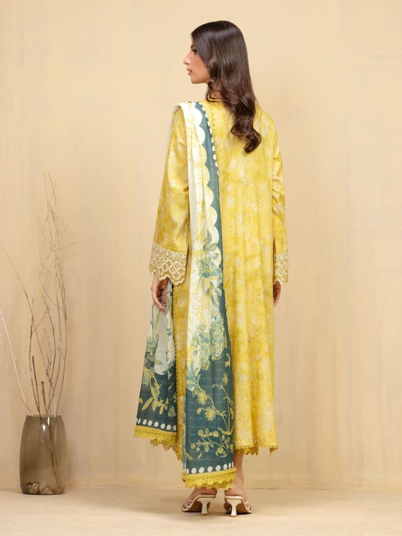 Embroidered Lawn Suit - EWU5V1-31880-3P thumbnail