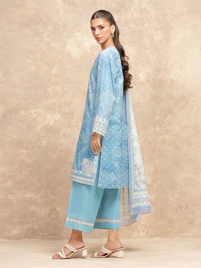 Embroidered Lawn Suit - EWU5V1-31876-3P thumbnail