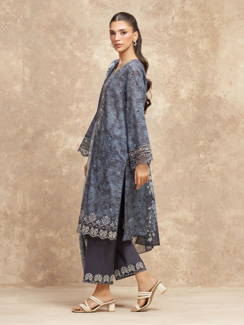 Embroidered Lawn Suit - EWU5V1-31878-3P thumbnail