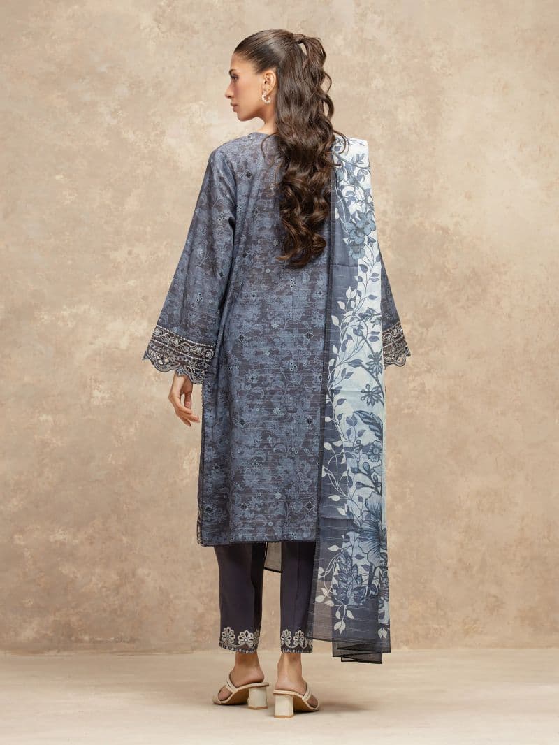 Embroidered Lawn Suit - EWU5V1-31878-3P thumbnail