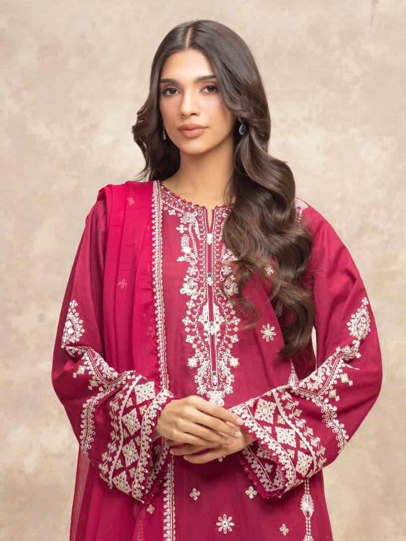 Embroidered Lawn Suit - EWU5V1-31706-3P thumbnail
