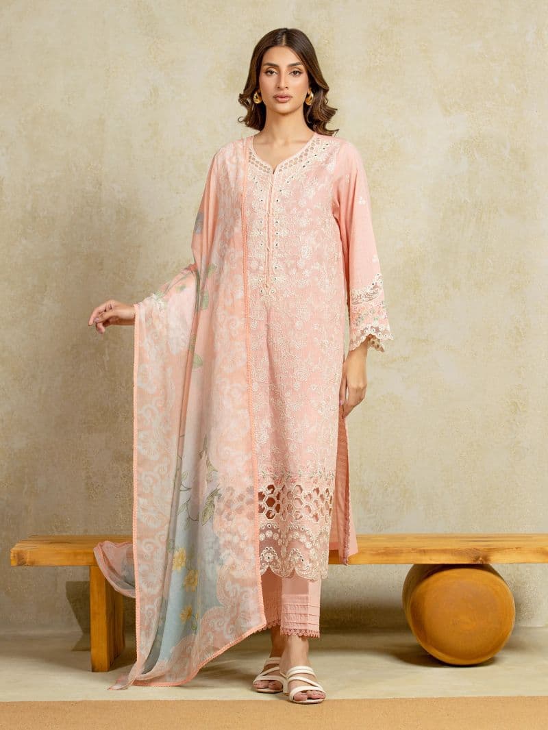 Embroidered Lawn Suit - EWU5V1-31704-3P thumbnail