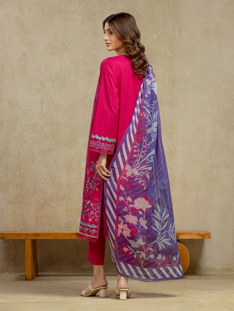 Embroidered Cambric Suit - EWU5V2-31804-3P thumbnail