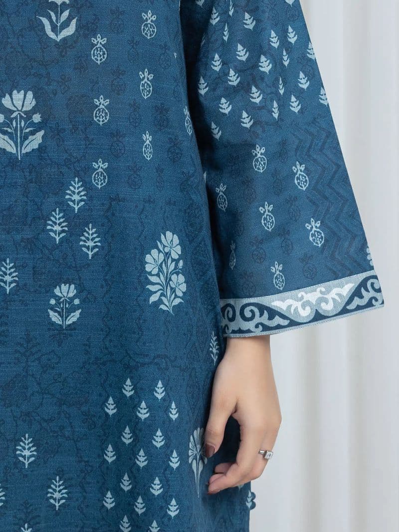 Printed Khaddar Suit - EWU6A3-37163-3P thumbnail