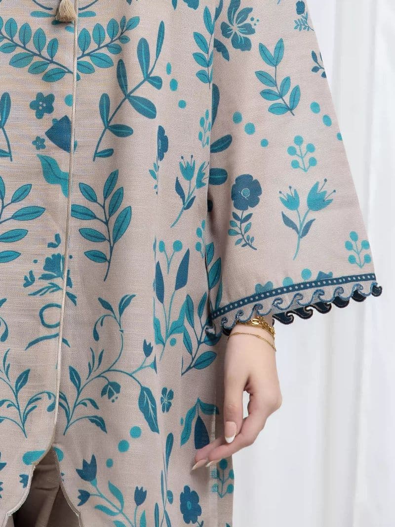Printed Khaddar Suit - EWU6A3-37122-3P thumbnail