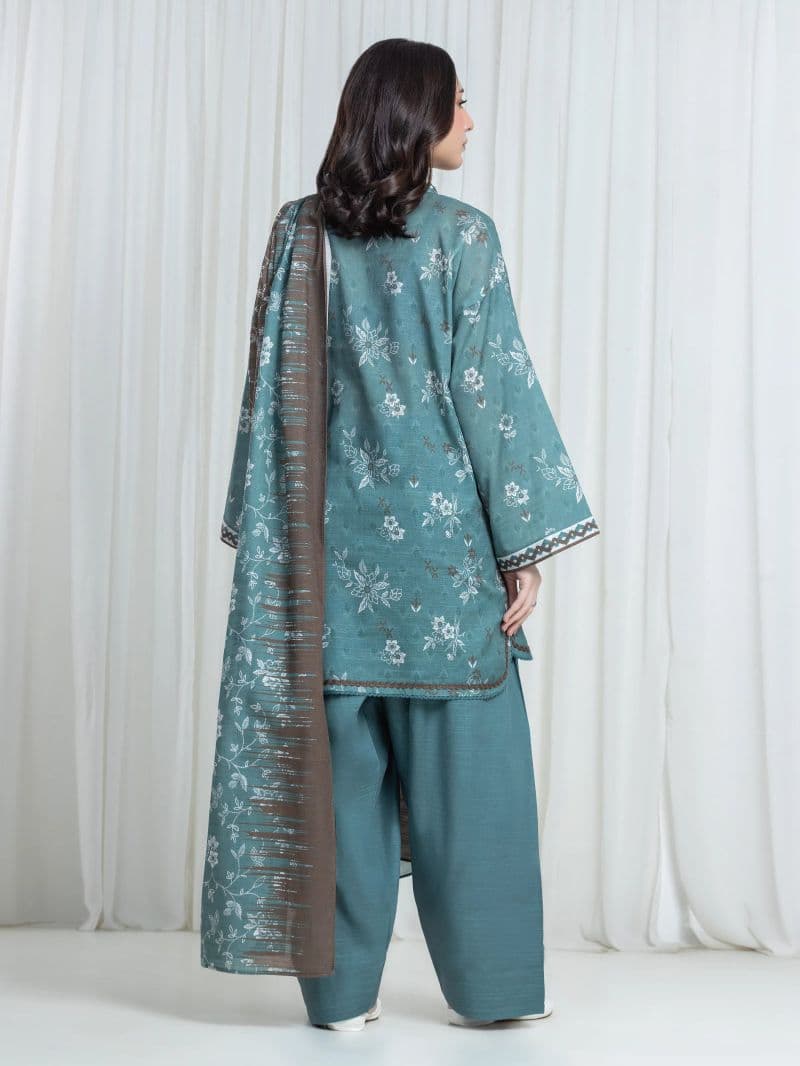 Printed Khaddar Suit - EWU6A3-37136-3P thumbnail