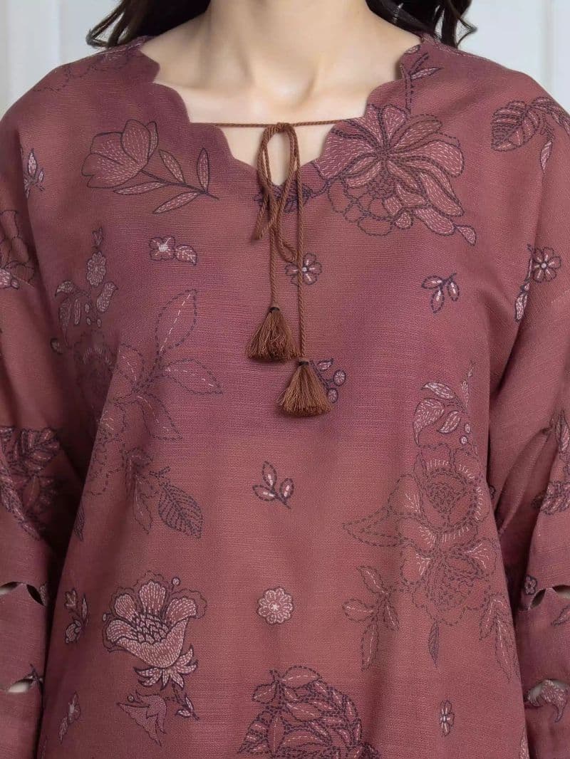 Printed Khaddar Suit - EWU6A3-37115-3P thumbnail