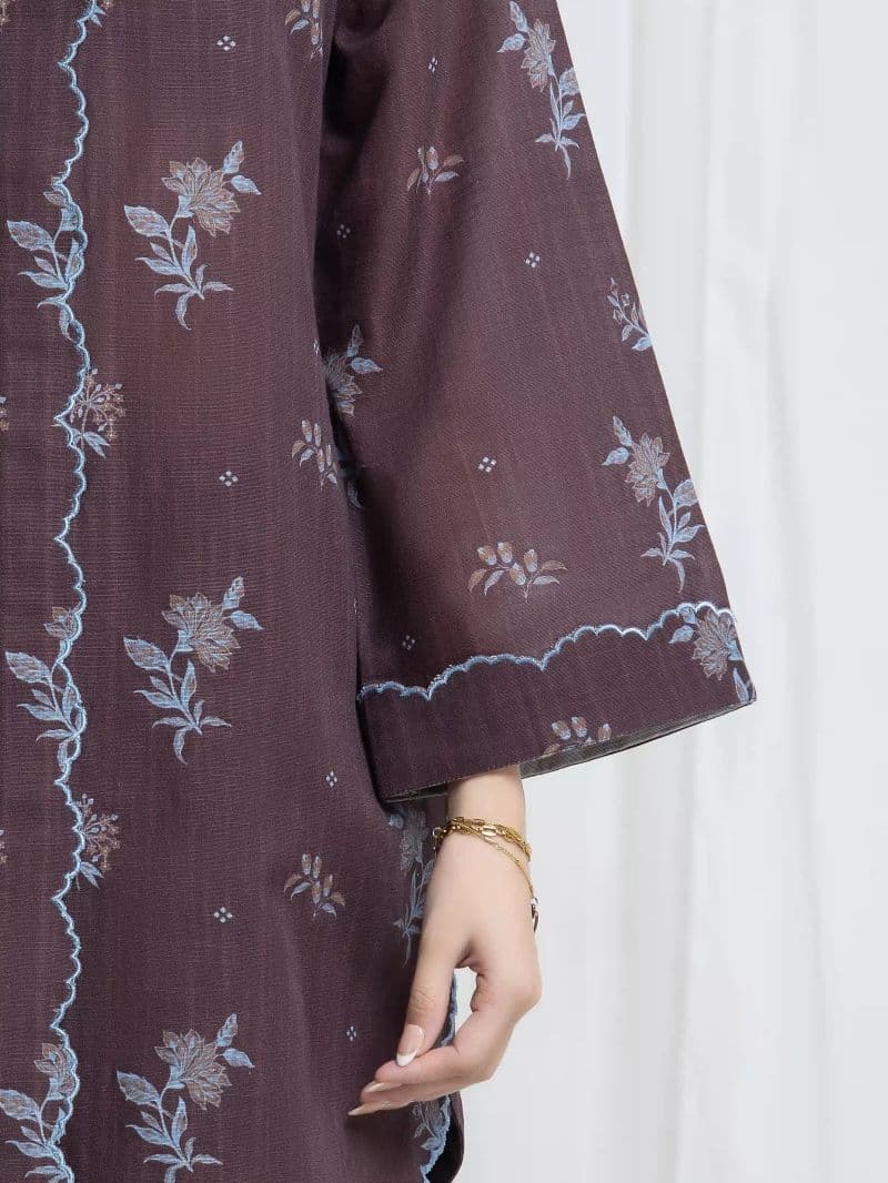 Printed Khaddar Suit - EWU6A3-37091-3P thumbnail