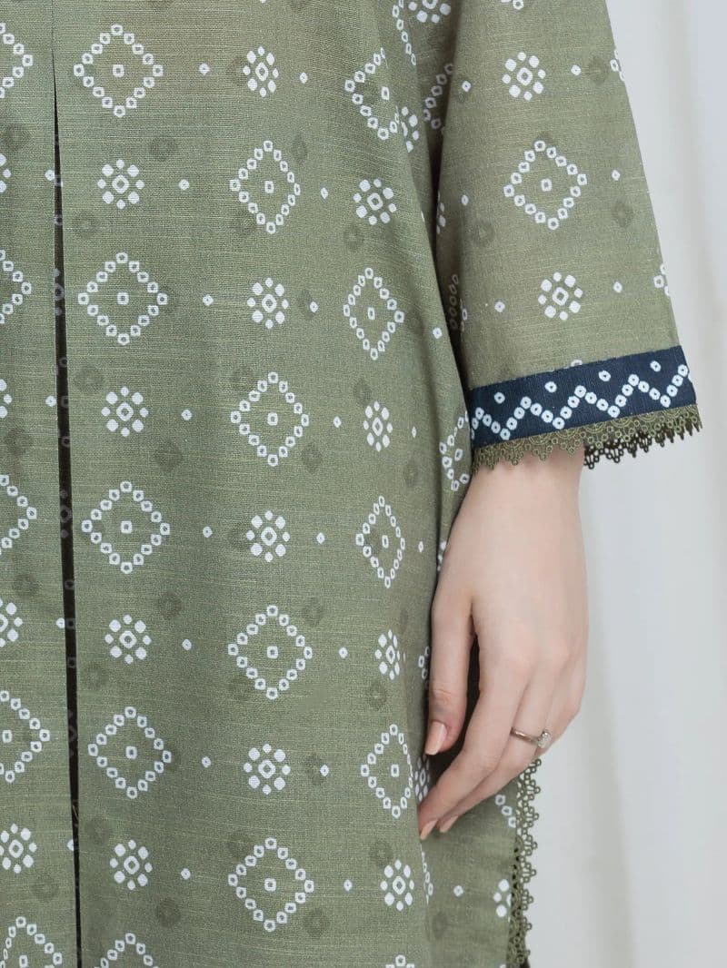 Printed Khaddar Suit - EWU6A3-37189-3P